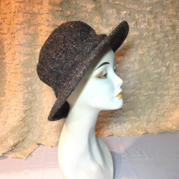 Vintage Dobbs Fifth Ave New York Grey Wool Fedora Hat (Med) - Picture 2 of 11
